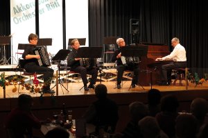 Herbstkonzert 2018: Ad-hoc-Quartett in Aktion